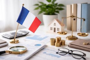 L’image et le texte se répondent avec cohérence et subtilité, en construisant une même narration autour de la gestion patrimoniale en France à l’horizon 2026.